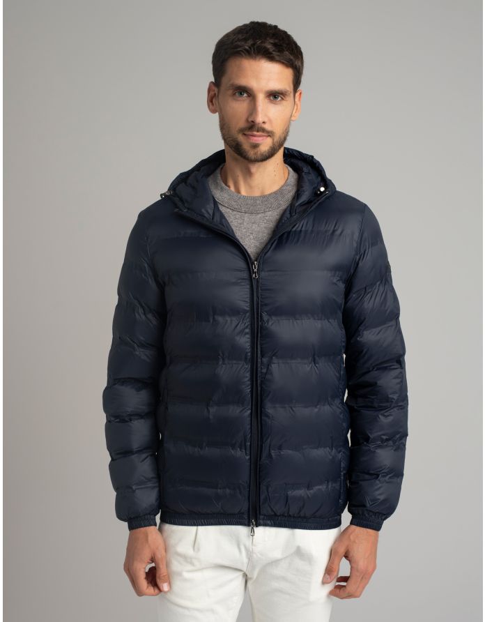 kurtka seniga granatowa