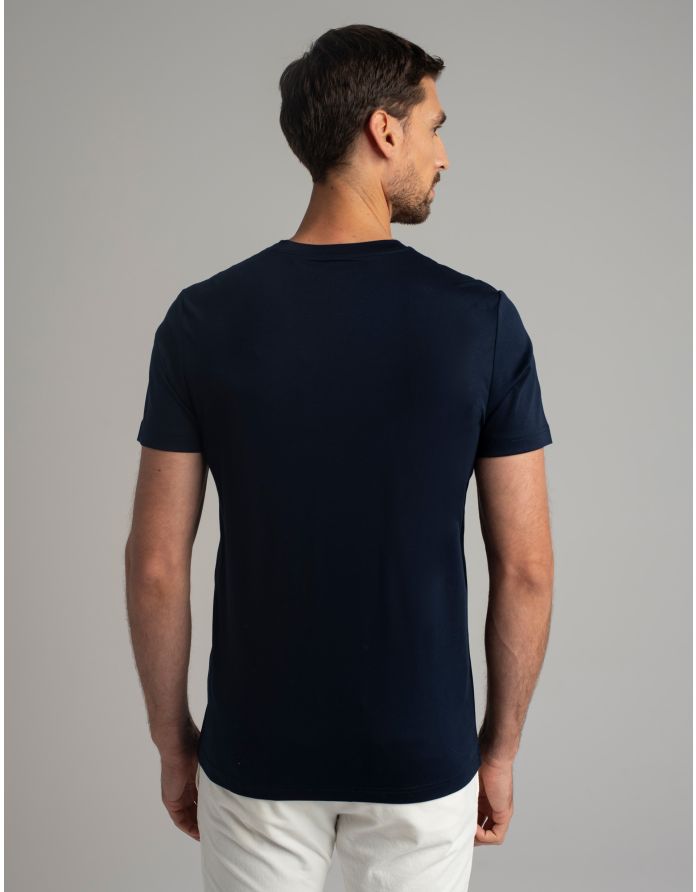 t shirt milan granatowy