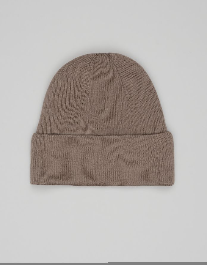 wełniana czapka landiona beżowa