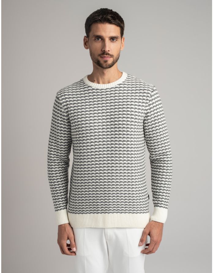 sweter vimercate szary