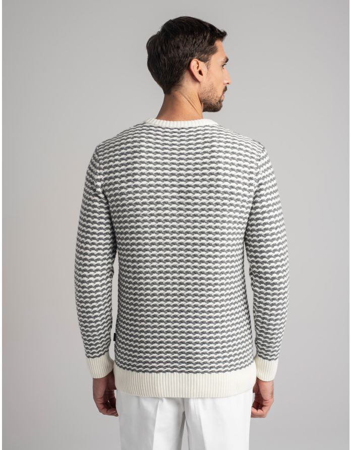 sweter vimercate szary