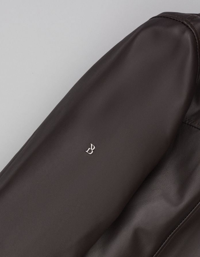 kurtka skórzana isera brązowa