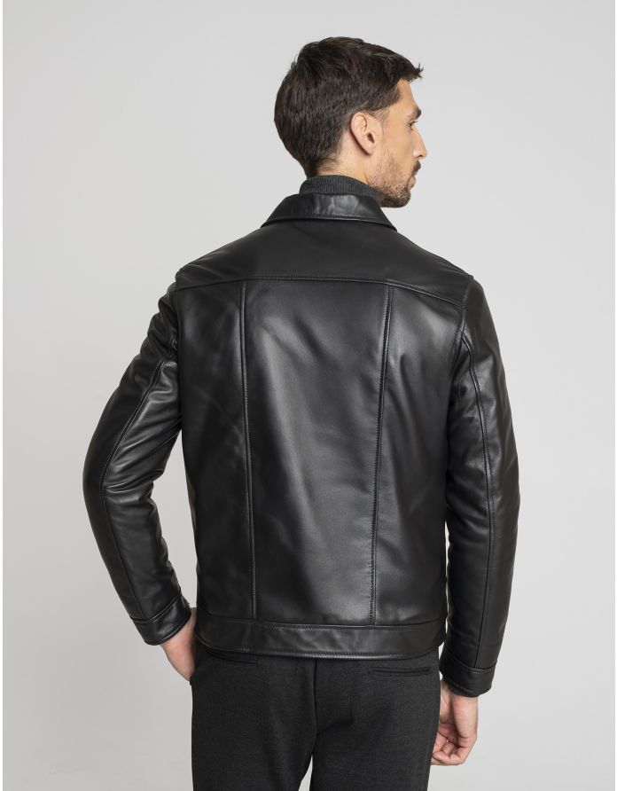 kurtka skórzana isera czarna