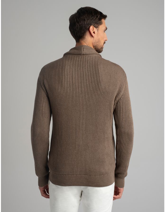 sweter kardigan magnano vn brązowy