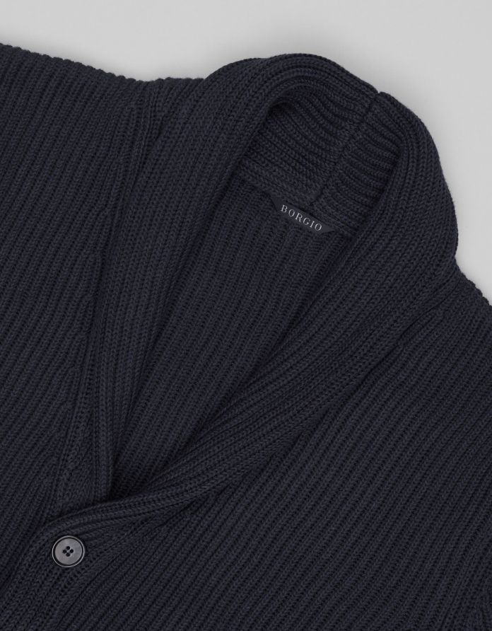 sweter kardigan magnano vn granatowy