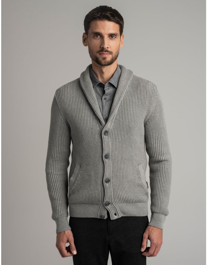 sweter kardigan magnano vn szary