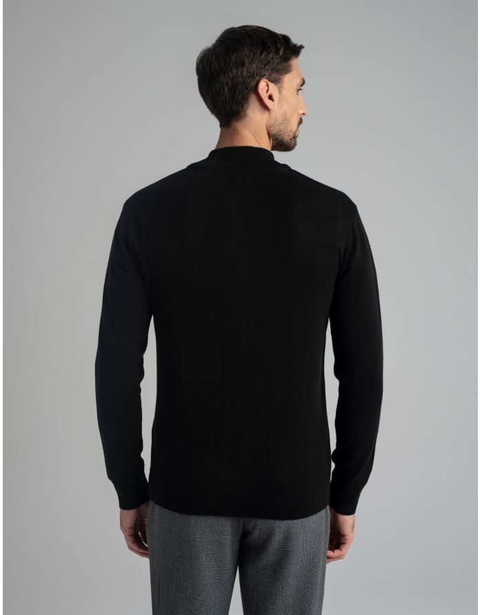 Sweter rozpinany casazza czarny