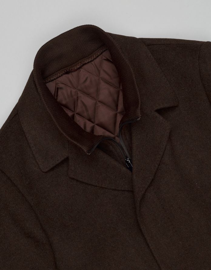 płaszcz serre brązowy