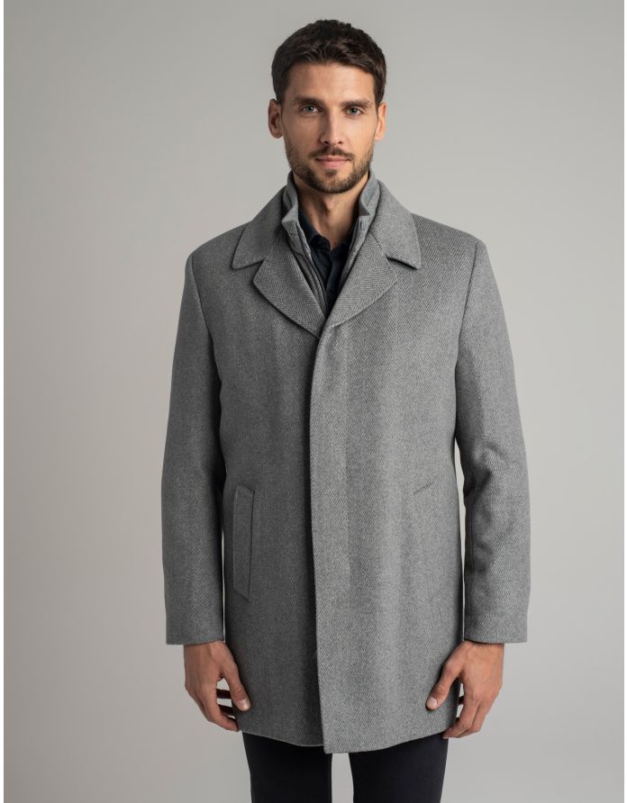 płaszcz serre szary