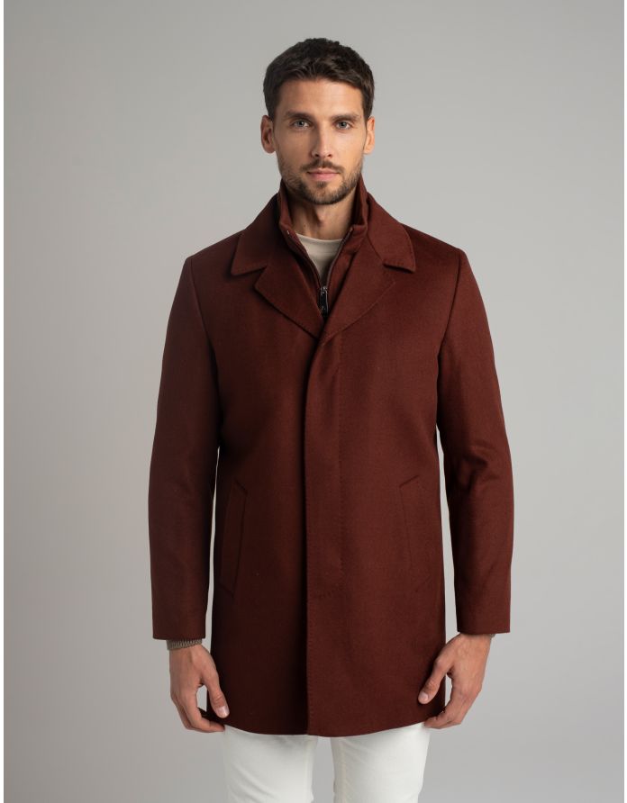 płaszcz serre ceglasty