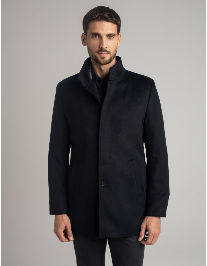płaszcz rivara granatowy