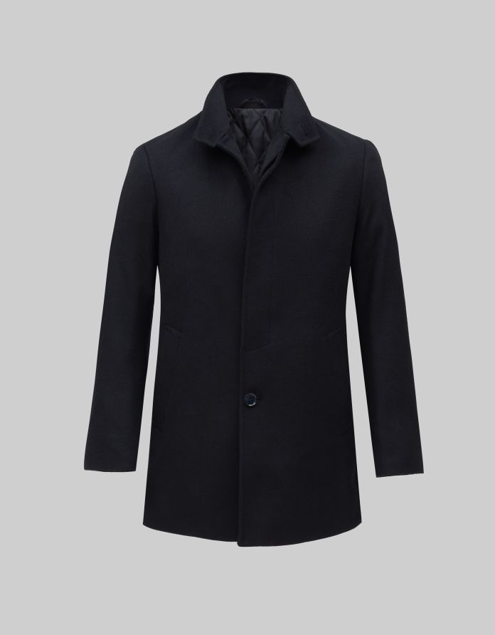 płaszcz rivara granatowy