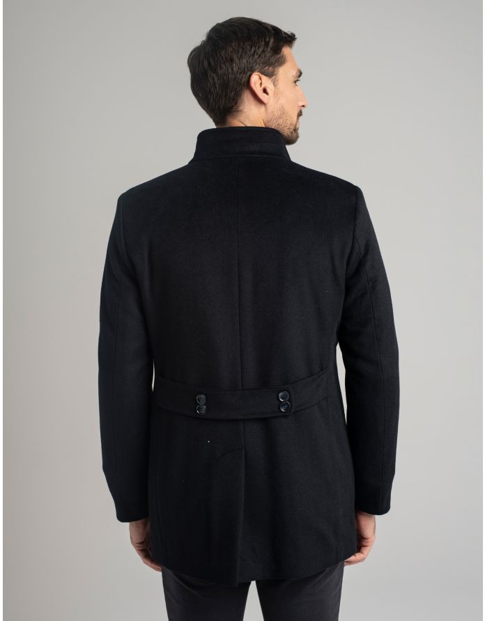 płaszcz rivara granatowy