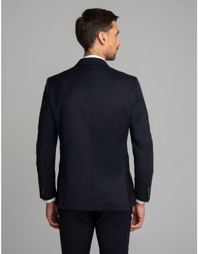 Marynarka dwurzędowa marradi II granatowy slim fit