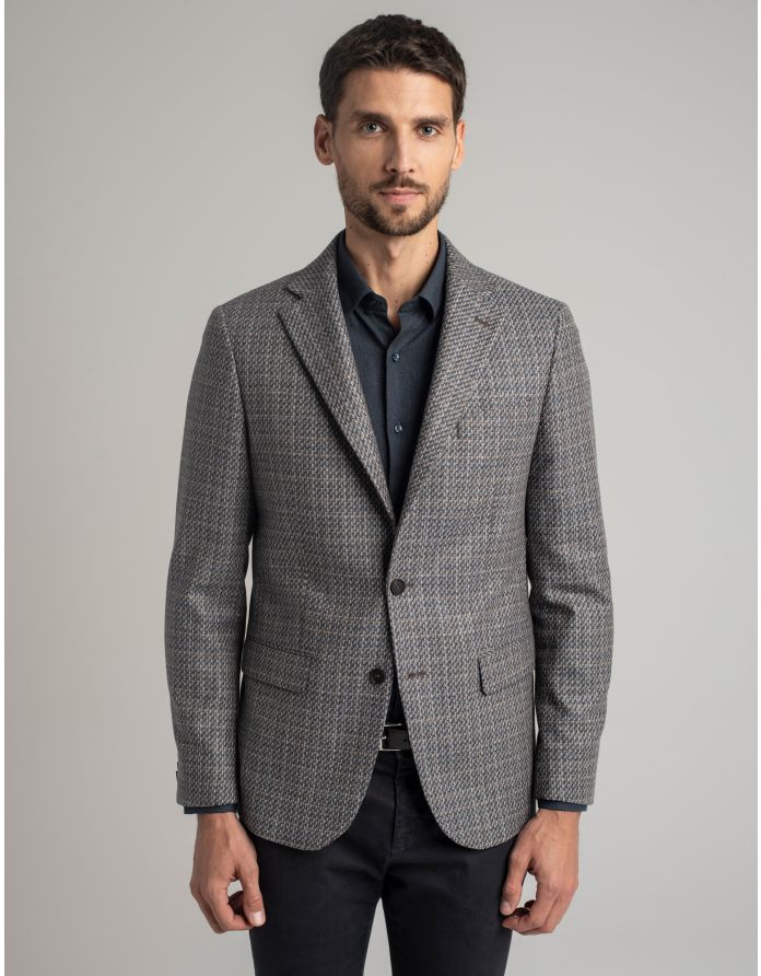 Marynarka sirmione szary slim fit