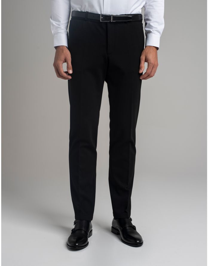 spodnie do zestawu gavello czarny slim fit