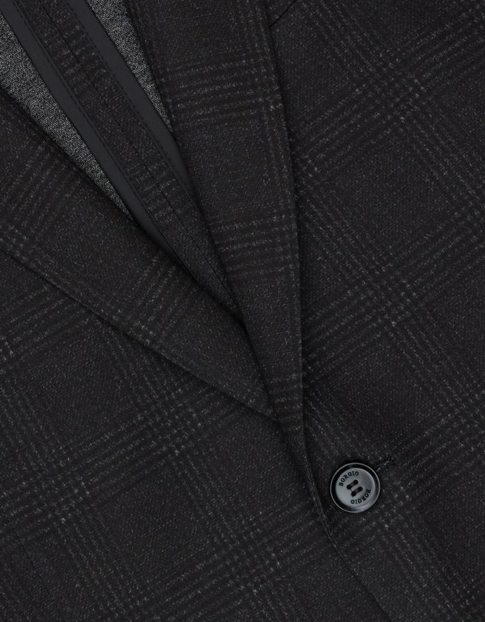 marynarka do zestawu melizzano grafit slim fit