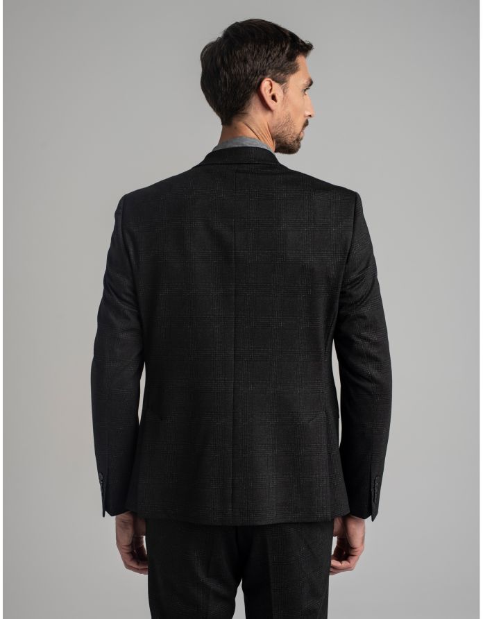 marynarka do zestawu melizzano grafit slim fit