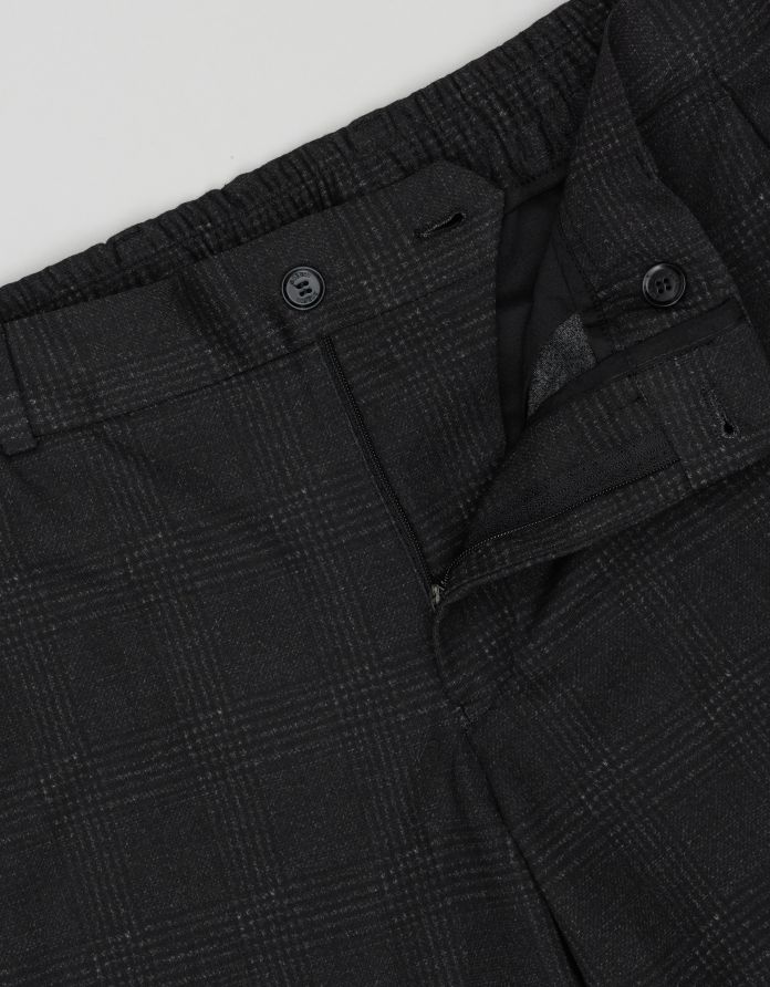 spodnie do zestawu melizzano grafit slim fit