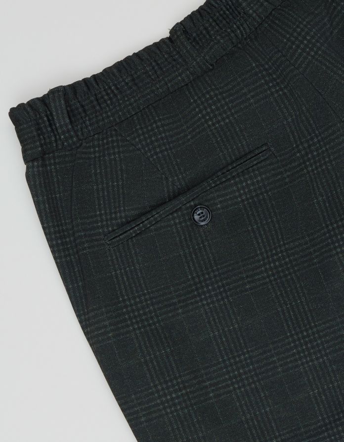 spodnie do zestawu gozzano zielone slim fit
