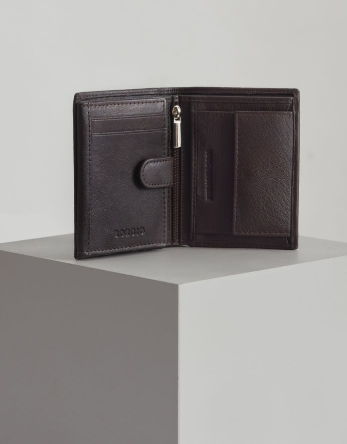 portfel drapia brązowy