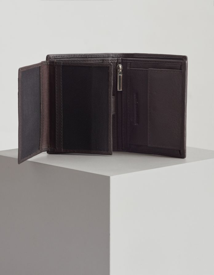 portfel drapia brązowy