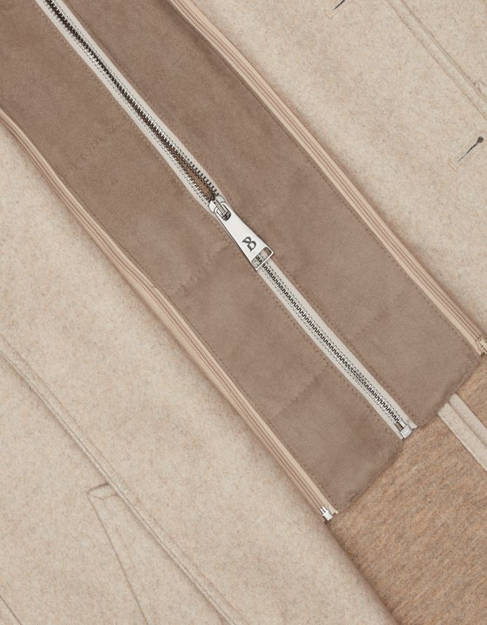 Płaszcz męski albareto beżowy