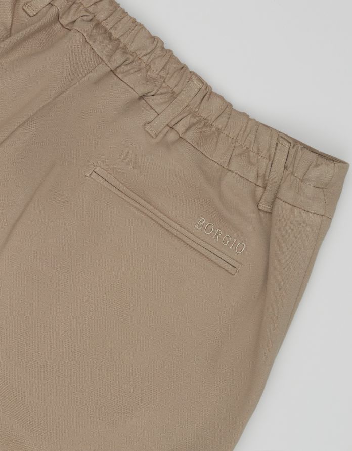 Spodnie casual prossedi greige (gi) slim fit