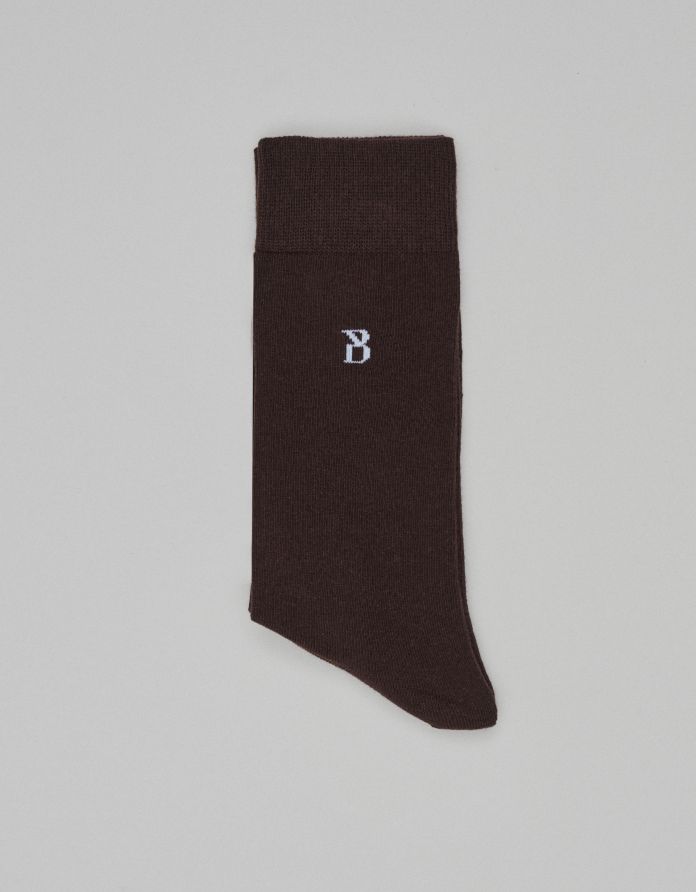 skarpety soft cotton blend brązowe (br2)