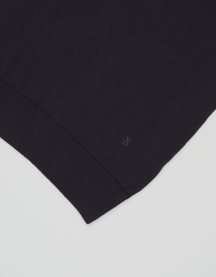 sweter kamizelka besenzone vn granatowy