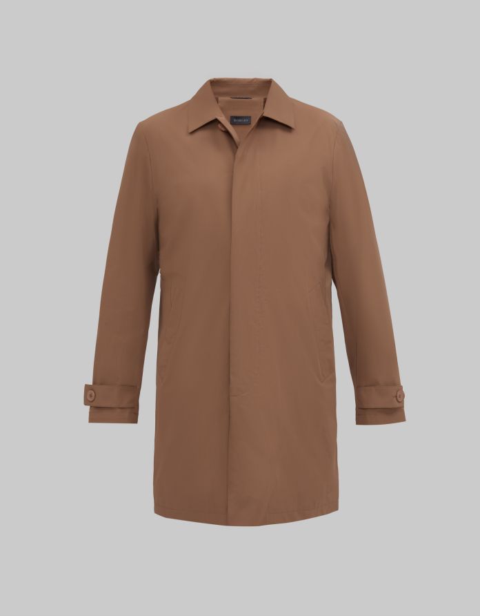 płaszcz przejściowy benevento brązowy