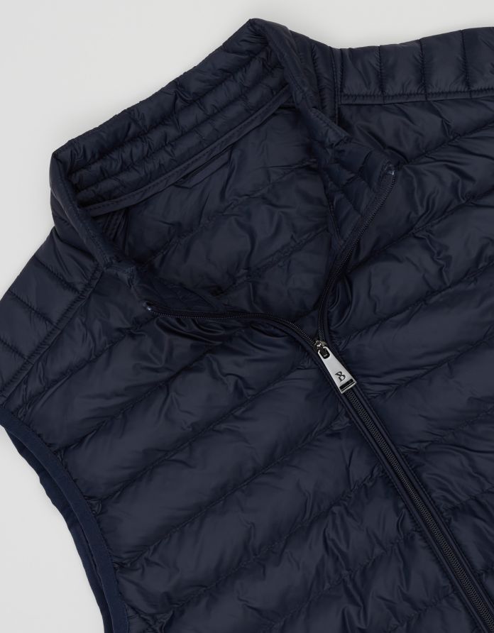 kamizelka pikowana vestone classic fit granatowa