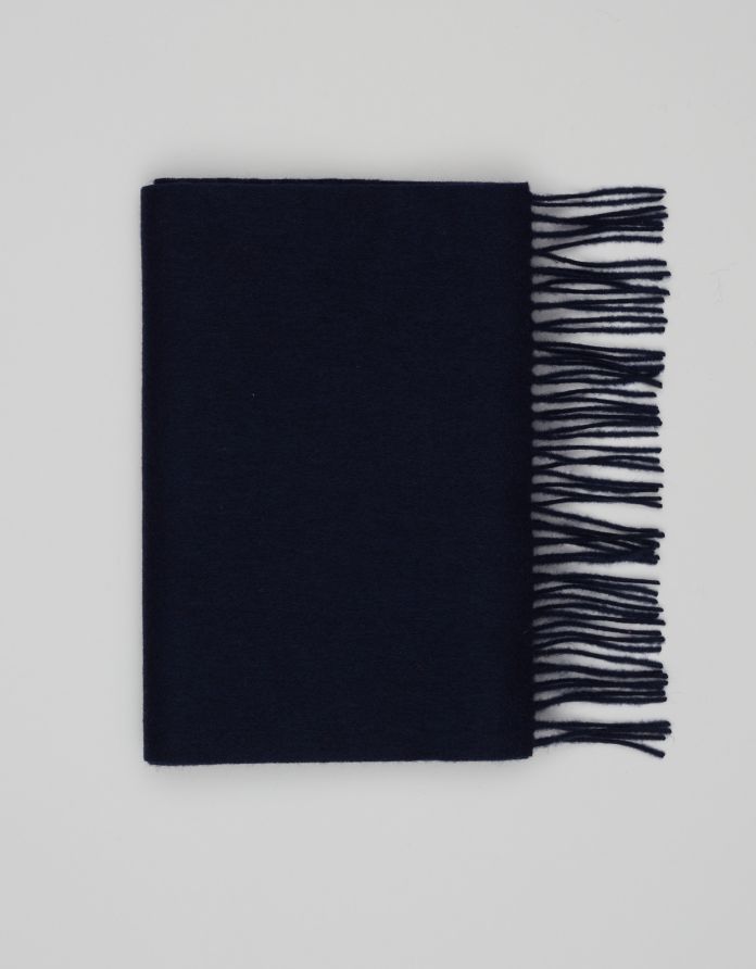 szalik wełniany lanadi granatowy