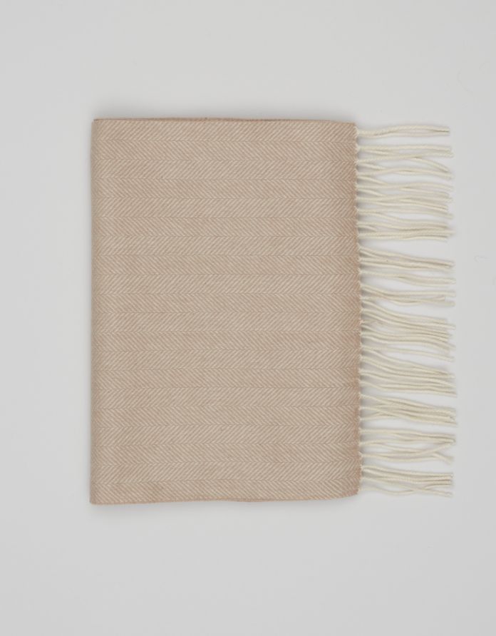 szalik kaszmirowy cachemire beżowy (bz2)