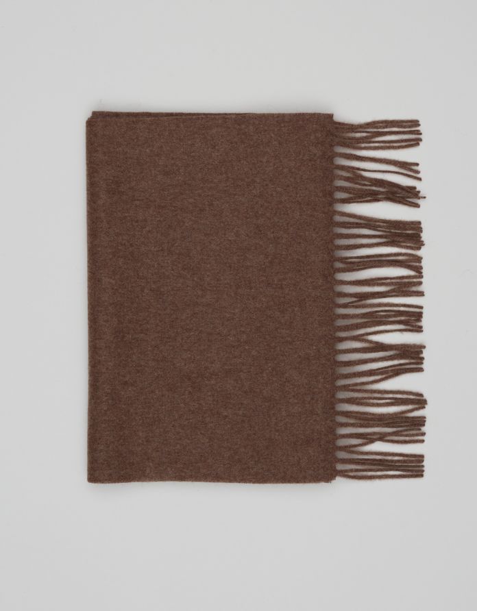 szalik kaszmirowy cachemire brązowy