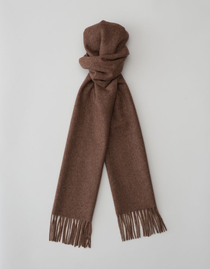 szalik kaszmirowy cachemire brązowy
