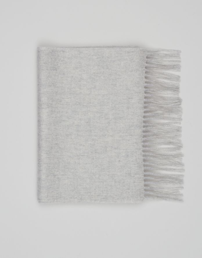 szalik kaszmirowy cachemire szary