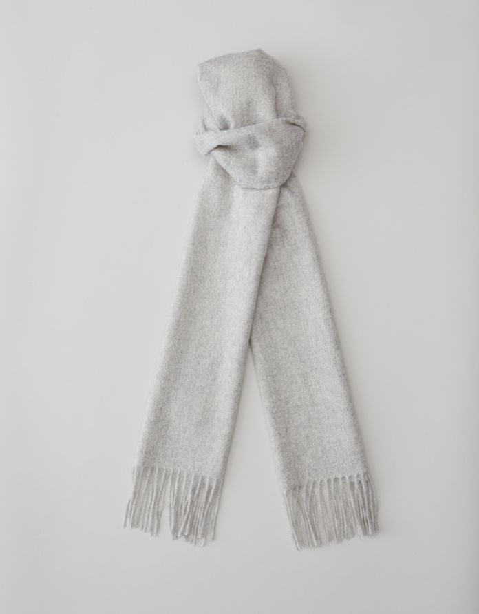 szalik kaszmirowy cachemire szary