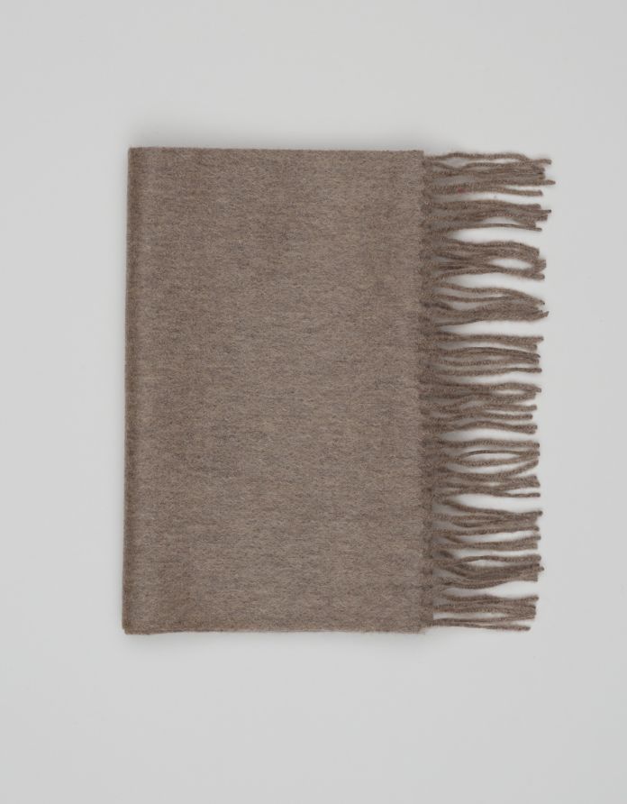 szalik kaszmirowy cachemire brązowy (br1)