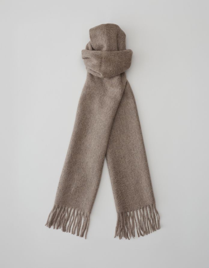 szalik kaszmirowy cachemire brązowy (br1)