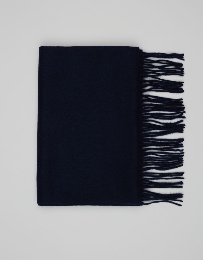 szalik kaszmirowy cachemire granatowy