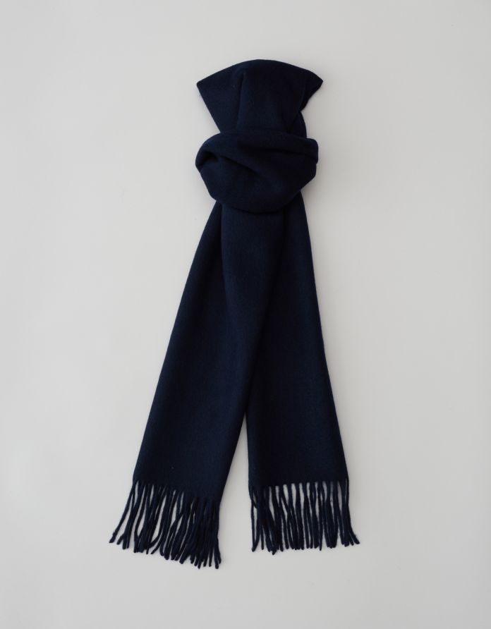 szalik kaszmirowy cachemire granatowy