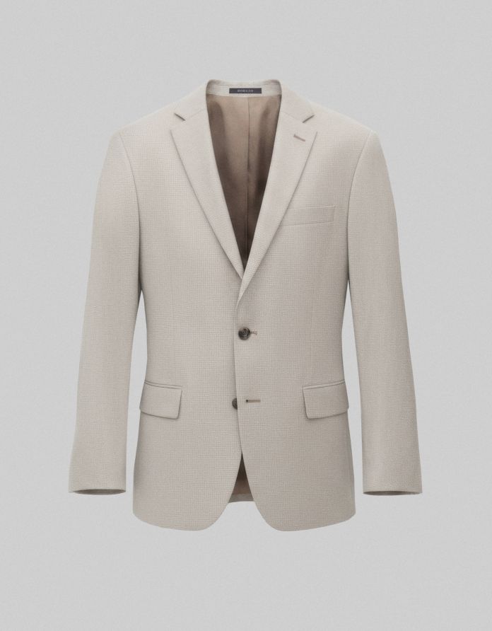 marynarka do zestawu teano szara slim fit