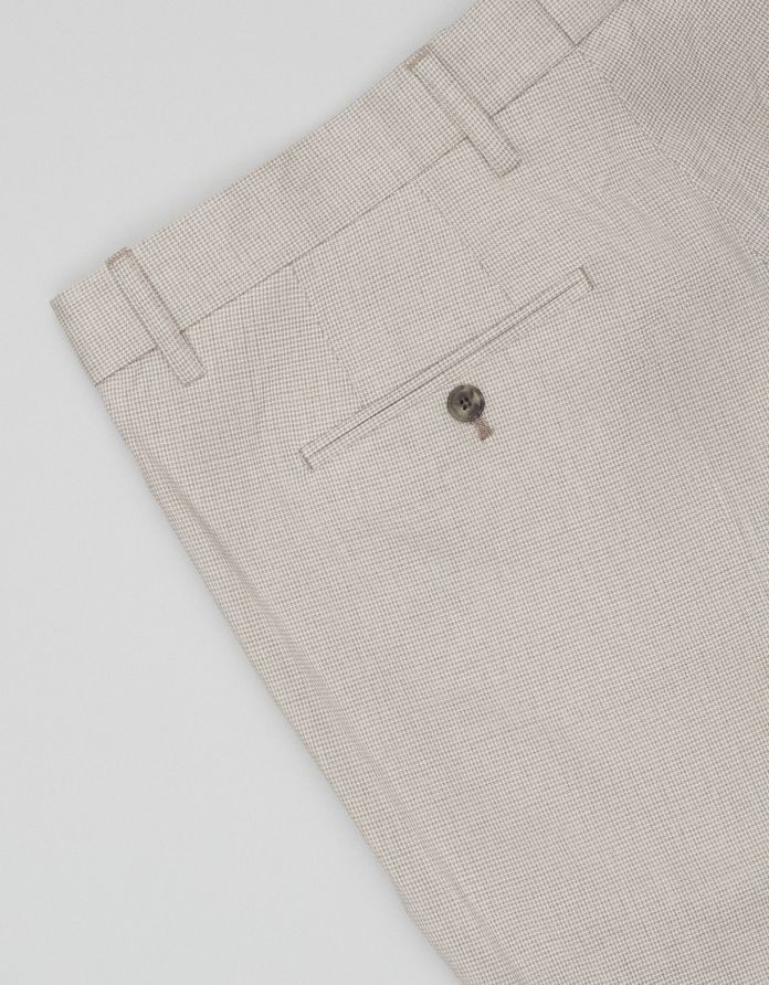 spodnie classic do zestawu teano szare slim fit +