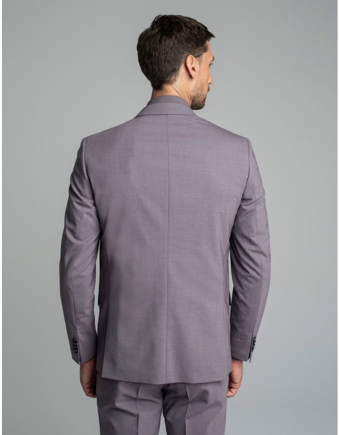 marynarka do zestawu maretto fioletowa slim fit