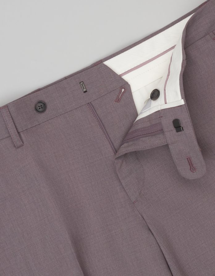 spodnie classic do zestawu maretto fioletowe slim fit +