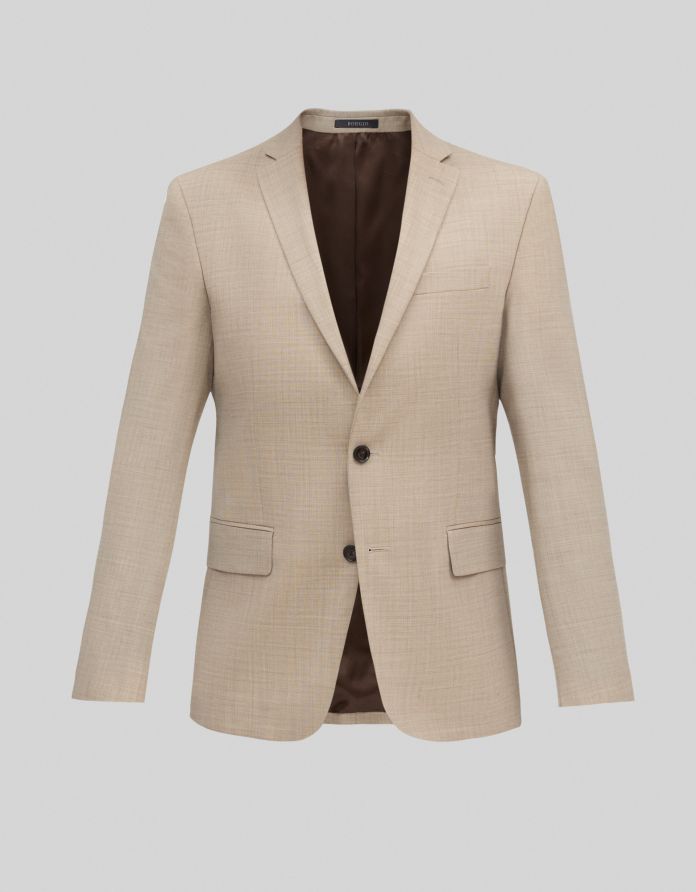 marynarka do zestawu morgano beżowa slim fit