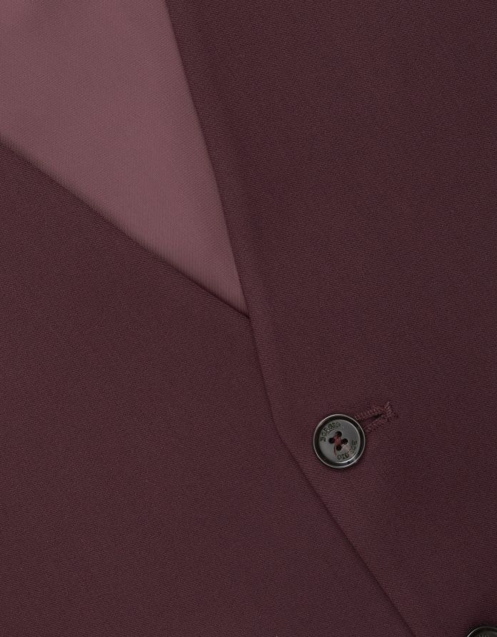 kamizelka do zestawu lido slim fit bordowa