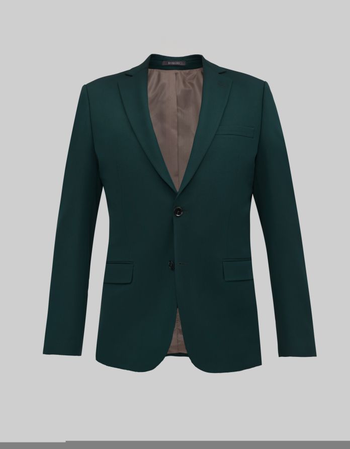 marynarka do zestawu lido 01 zielona slim fit