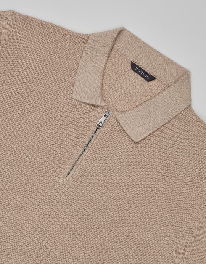 koszulka polo crespino beżowa